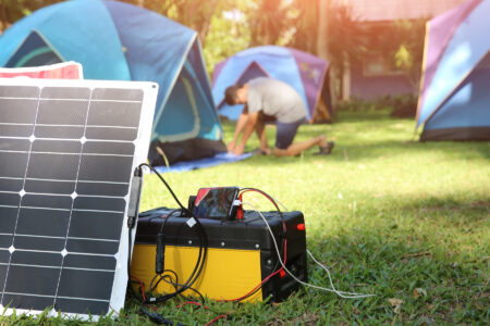 Super-Small-Scale Solar with a Portable Generator and 100-Watt Panel Image